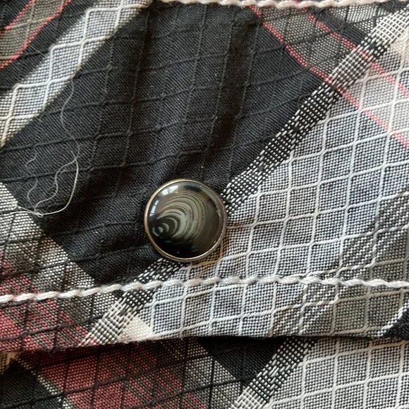 Men’s  BKE Standard Fit Snap Front Short Sleeve Western Shirt Size Medium - Picture 7 of 7